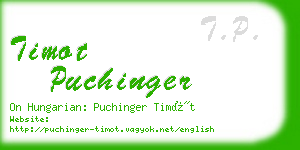 timot puchinger business card